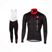 2017 Ropa Ciclismo Castelli Profundo Negro Mangas Largas y Culotte Lunga