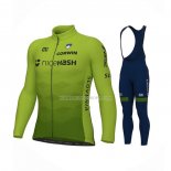 2023 Ropa Ciclismo Slovenia Verde Mangas Largas y Culotte Largo