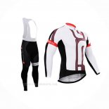 2015 Ropa Ciclismo Castelli Blanco Fucsia Mangas Largas y Culotte Lunga