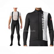 2023 Ropa Ciclismo Castelli Negro Mangas Largas y Culotte Largo