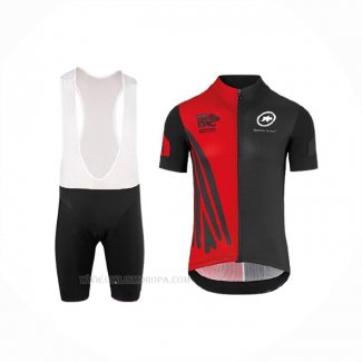 2018 Ropa Ciclismo Assos Ss.capeepicxc Rojo Mangas Corta y Culotte Corto