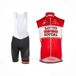 2017 Chalecos Cortavientos Lotto Soudal Rojo