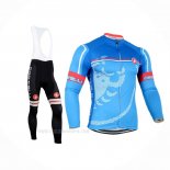 2014 Ropa Ciclismo Castelli Rojo Azur Mangas Largas y Culotte Lunga