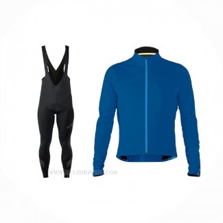 2021 Ropa Ciclismo Mavic Azul Mangas Largas y Culotte Lunga